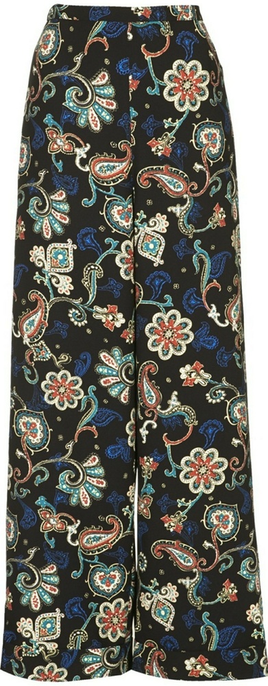 KATE MOSS × TOPSHOP Paisley Palazzo Pants